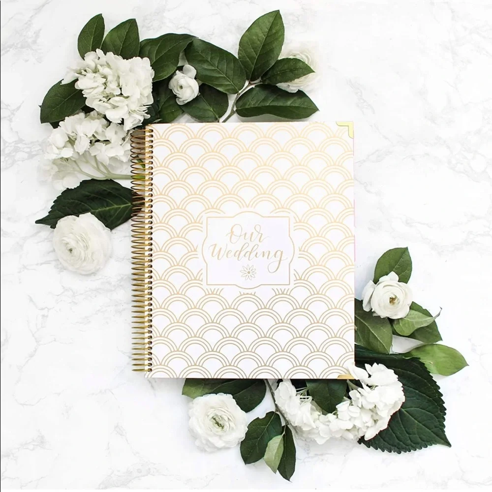 Silver Hard Cover Wedding Day Planner & Organizer